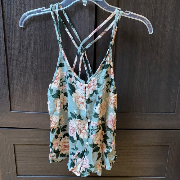 Floral American Eagle tank top - Picture 1 of 3